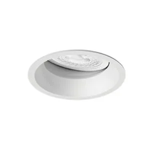 Spot de Embutir Redonda Direcionável Para 1 Lâmpada Dicróica GU10 Branco Nya Micro Revoluz