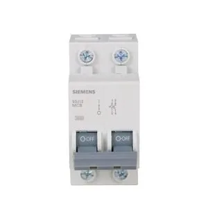 Disjuntor 2P 63A Curva C 3Ka 380V 5SJ1 5SJ12637MB Siemens